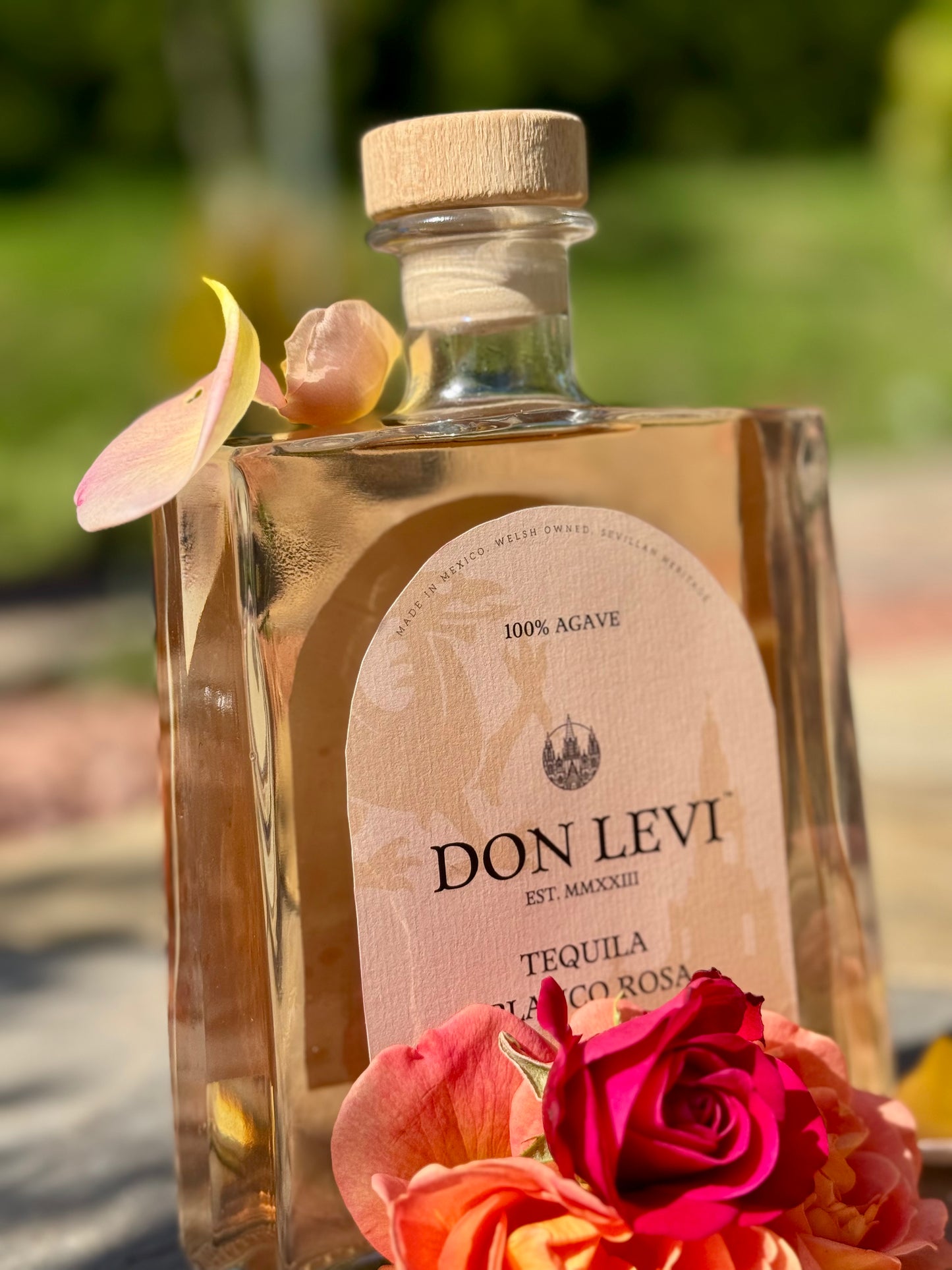 Don Levi Rosa with some Rose petals 